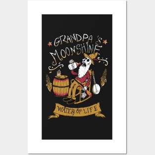 Grandpa's moonshine Posters and Art